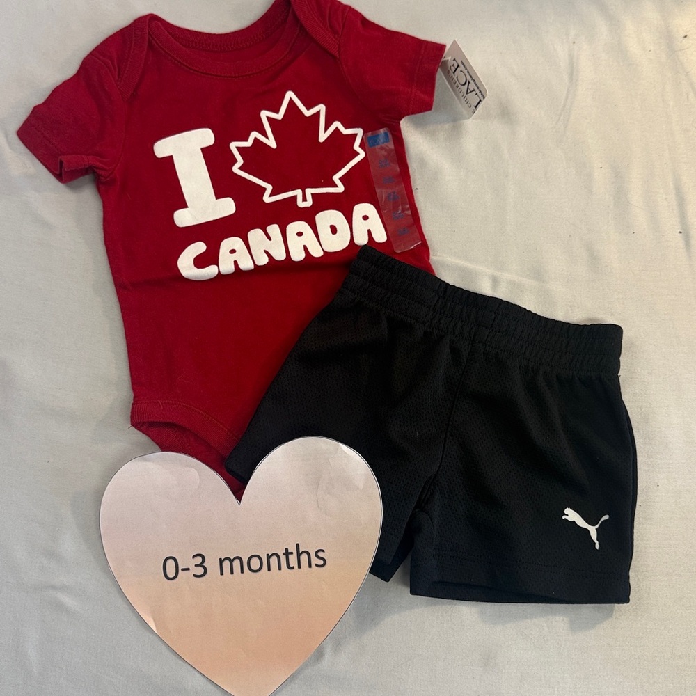 Nike  and The Children's Place (NWT) - 2 piece bundle. Size 0-3 months